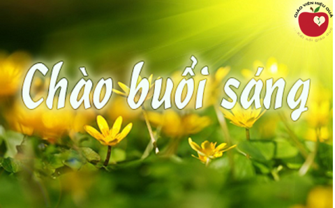 Chào buổi sáng