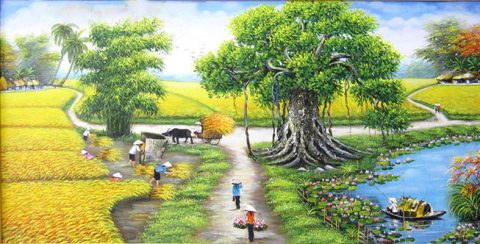 Bức tranh quê em