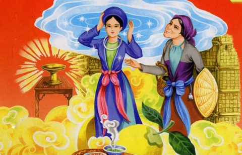 Hai cô gái và hai cục bướu