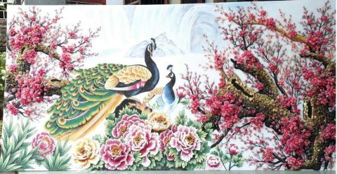 Chim công và họa mi