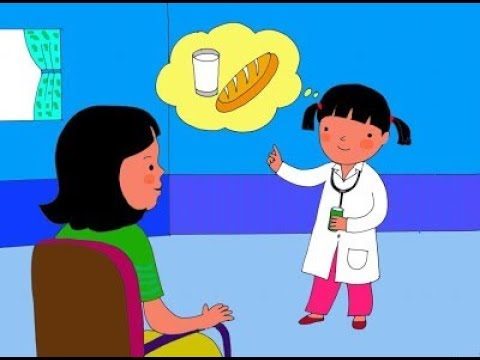 Bé làm bác sĩ