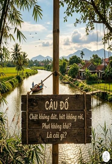 Giải Mã Câu Đố "Chặt Không Đứt Bứt Không Rời" - Đáp Án Bất Ngờ Về Thứ Quen Thuộc